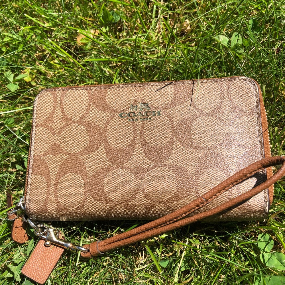Coach Double Zip Wallet